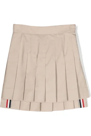 Thom Browne Minigonna plissettata Typewriter Cloth