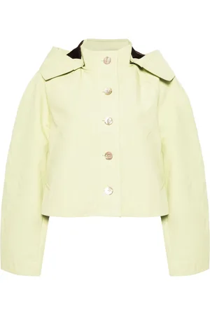 ULLA JOHNSON Giacca crop con cappuccio