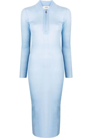 Fendi Abito midi a coste