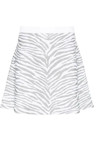 Michael Kors Gonna midi zebrata