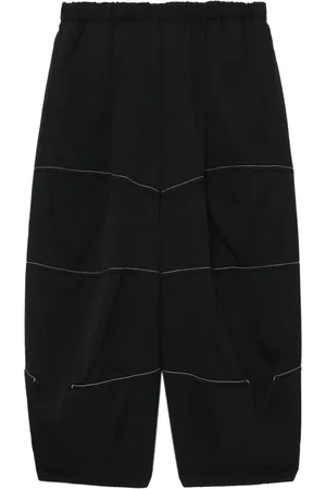 Comme des Garçons Pantaloni crop affusolati