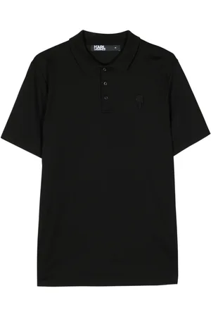 Karl Lagerfeld Polo con applicazione Ikonik Karl
