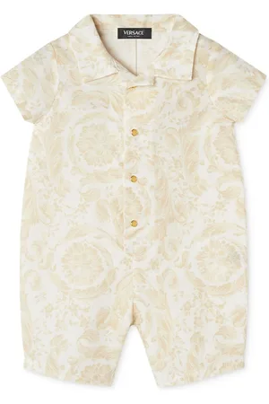 VERSACE Shorts con stampa barocca