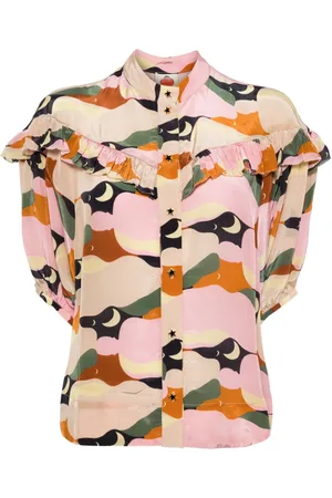 Farm Rio Blusa The Kiss a maniche corte