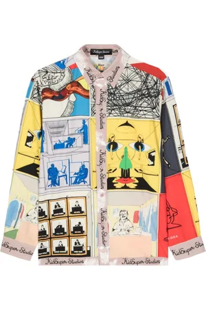 KIDSUPER STUDIOS Camicia con stampa grafica