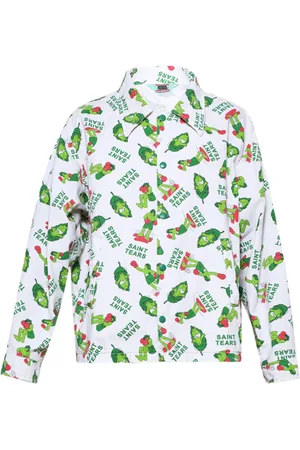 SAINT MXXXXXX Giacca-camicia con stampa