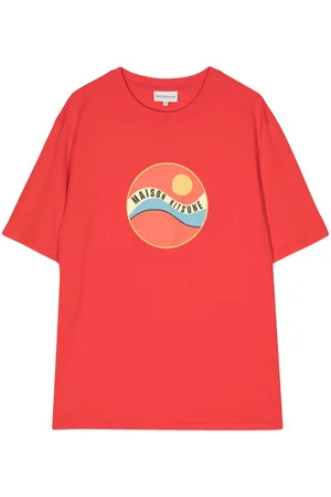 Maison Kitsuné T-shirt con stampa Pop Wave