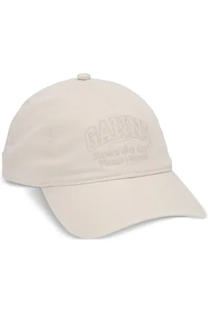 Ganni Cappello da baseball con ricamo