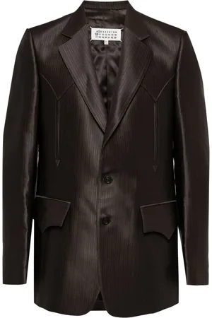 Maison Margiela Blazer monopetto a righe