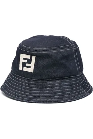 Fendi Cappello bucket denim FF