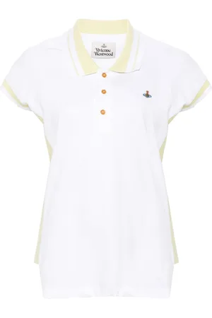 Vivienne Westwood Polo con ricamo Orb