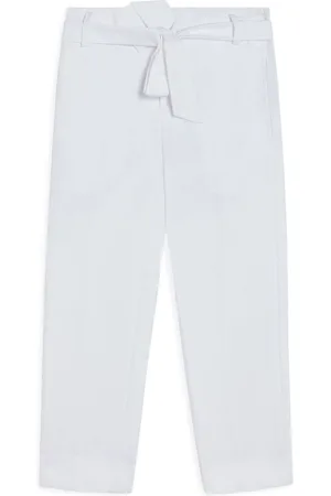 Maison Ava Pantaloni dritti con cintura