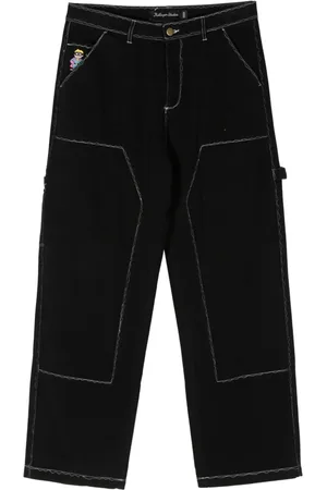 KIDSUPER STUDIOS Pantaloni Messy Stitched