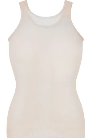 Maison Margiela Canotta semi trasparente