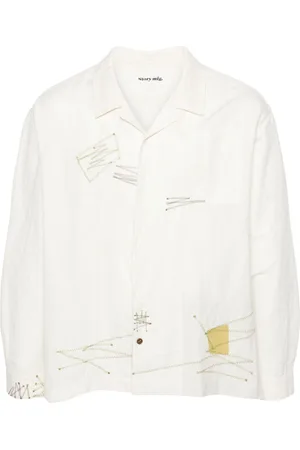 Story Camicia Greetings con ricamo