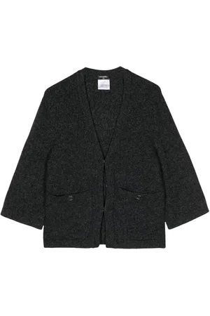 CHANEL Cardigan con logo 2000