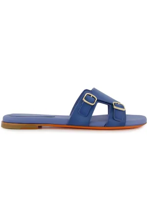 santoni Sandali slides con fibbia