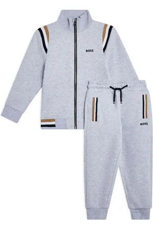 HUGO BOSS Tuta sportiva con bordo a righe