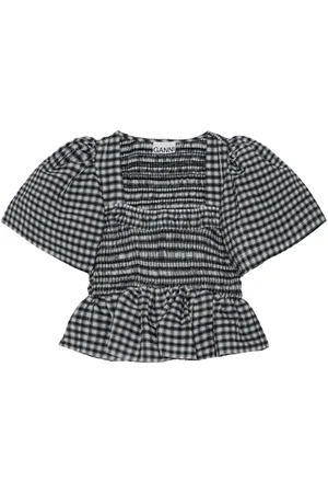 Ganni Blusa a quadri