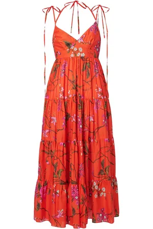 Erdem Abito a fiori con balze