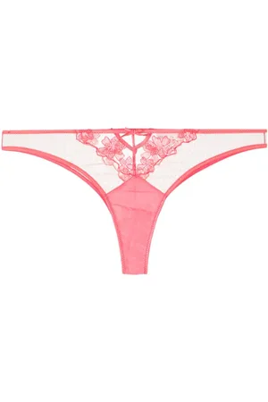 FLEUR DU MAL Slip Petal con ricamo