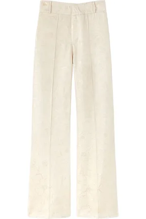 Destree Pantaloni Yoshismart crop con effetto jacquard