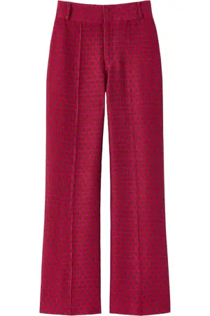 Destree Pantaloni Yoshismart crop con effetto jacquard