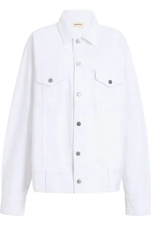 Khaite Giacca Rizzo denim con inserti