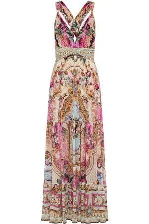 Camilla Abito midi con scollo a V