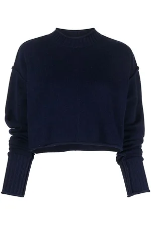 Sportmax Maglione a coste crop