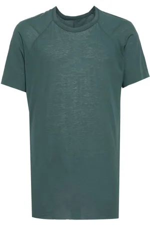 11 BY BORIS BIDJAN SABERI T-shirt con orlo a taglio vivo