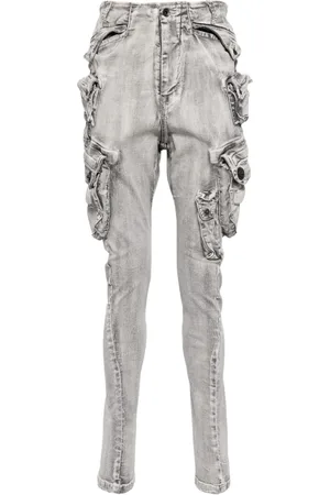 JULIUS Pantaloni con cavallo basso