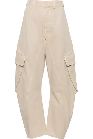 J.W.Anderson Jeans cargo a gamba attorcigliata