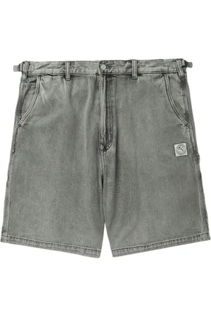 Izzue Shorts denim con applicazione