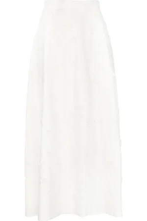 Elie saab Gonna midi con ricamo