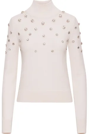 Oscar de la Renta Top a collo alto