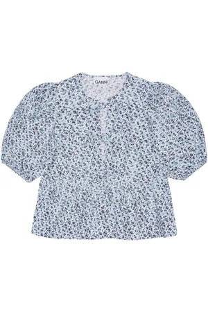 Ganni Blusa a fiori