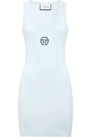 Philipp Plein Abito con ricamo PP Hexagon
