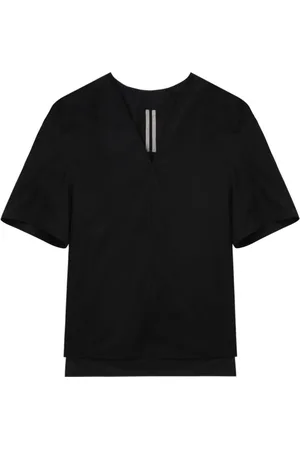 Rick Owens T-shirt con scollo a V
