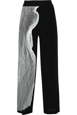 Victoria Beckham Pantaloni pigiama con stampa grafica