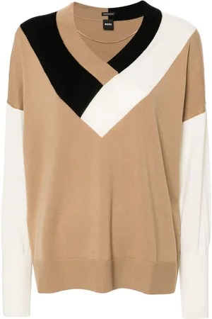 HUGO BOSS Maglione Floricana con design color-block