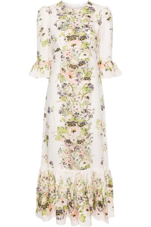 ZIMMERMANN Abito lungo Halliday a fiori