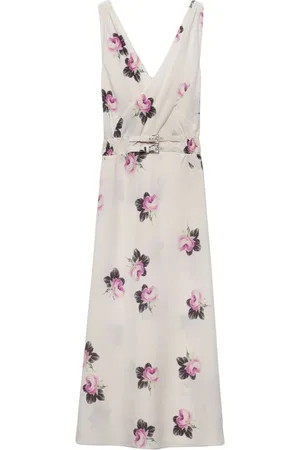 Prada Abito midi sabl?? a fiori
