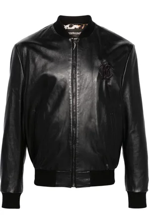 Roberto Cavalli Bomber in pelle