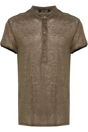 Roberto Cavalli Polo semi trasparente