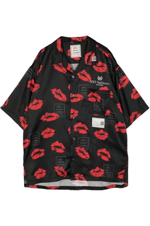 Maison Mihara Yasuhiro Camicia con stampa grafica