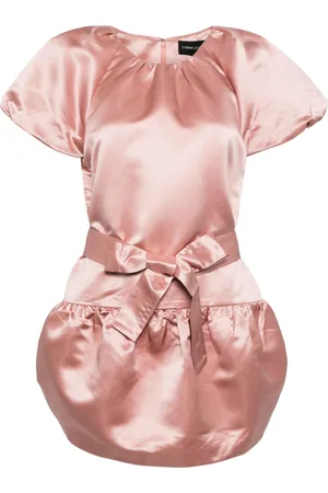 Cynthia Rowley Abito corto Tulip Satin