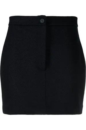 Thom Browne Gonna spigata a vita alta