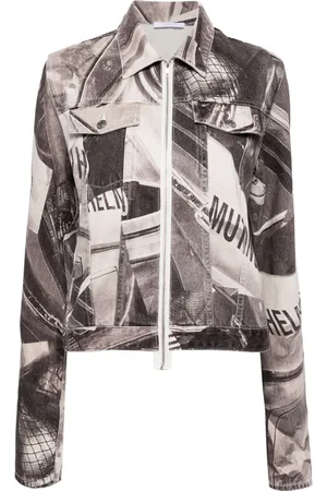 Helmut Lang Giacca con stampa grafica