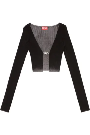 Diesel Top M-Latina corto in cotone a coste